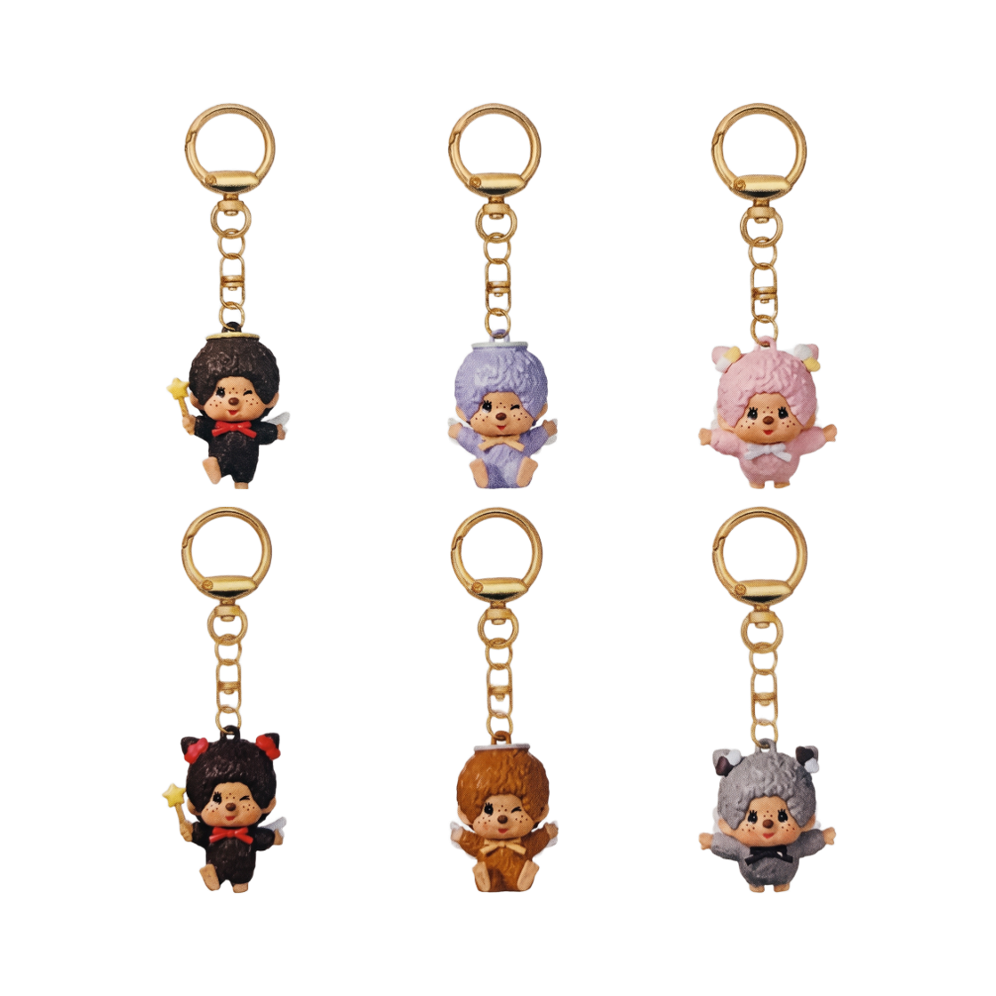 - Monchhichi x Baskin Robbins Monchhichi Random Figure Keyring (1 Blind Box)