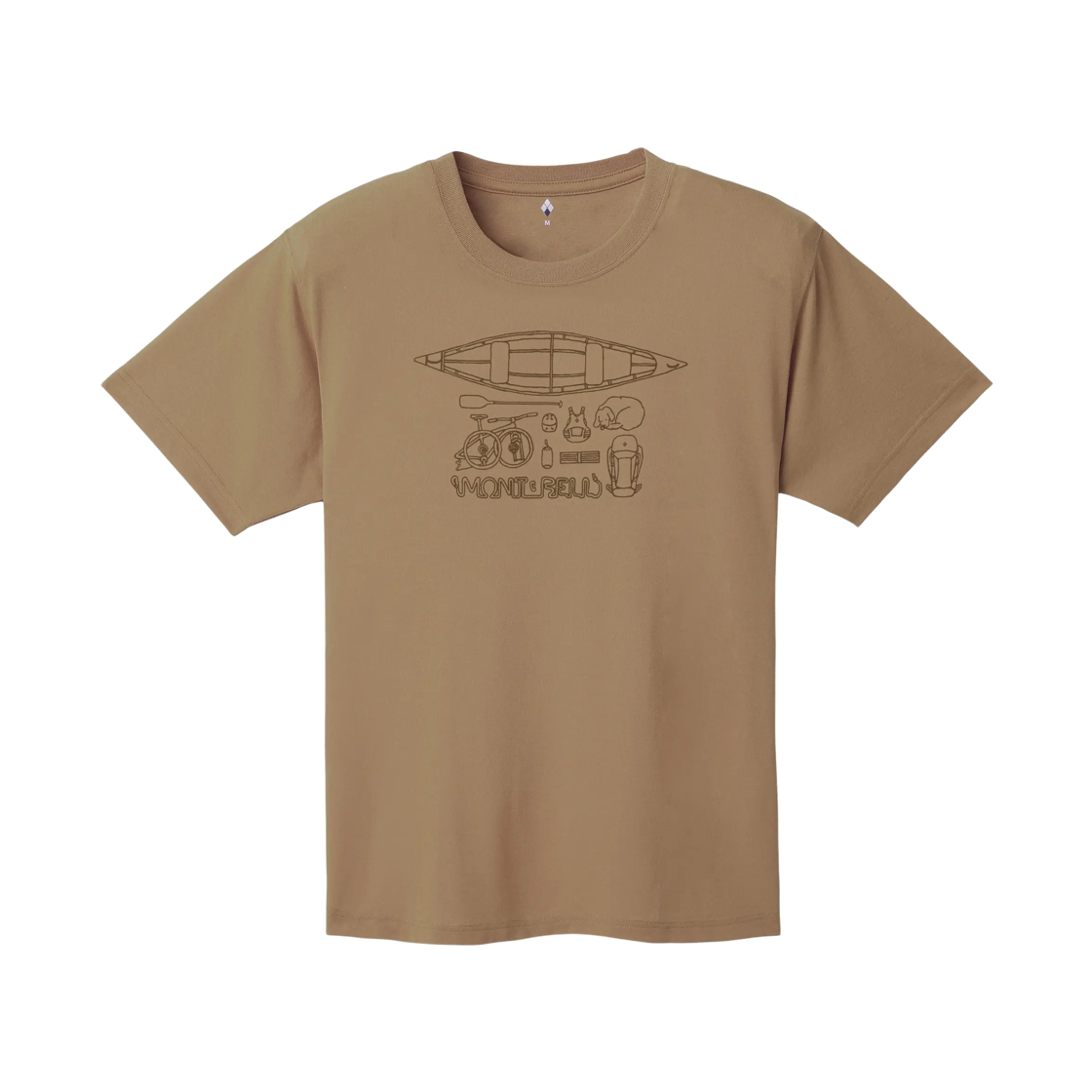 2304696 Montbell Wickron My Favorites T-Shirt Tan