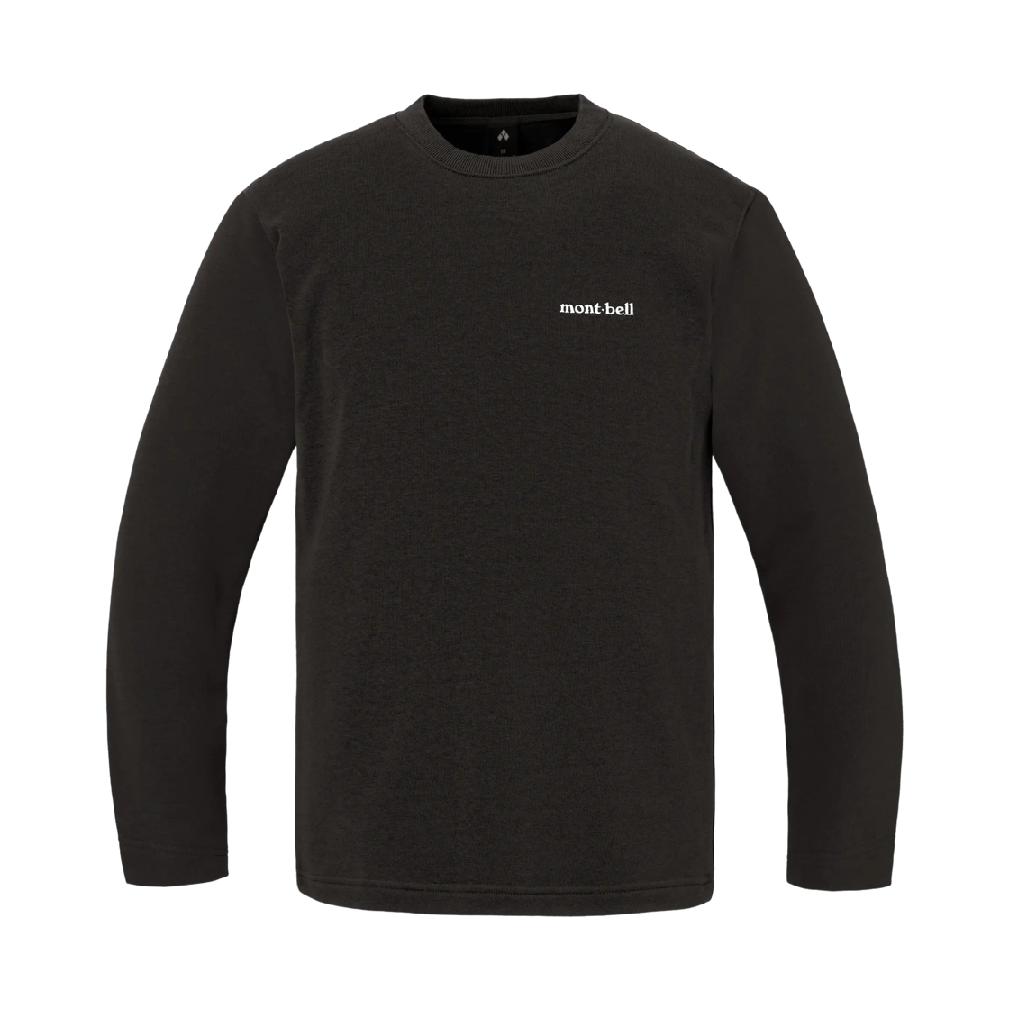 2104780 Montbell Cotton Lite Sweatshirt Black