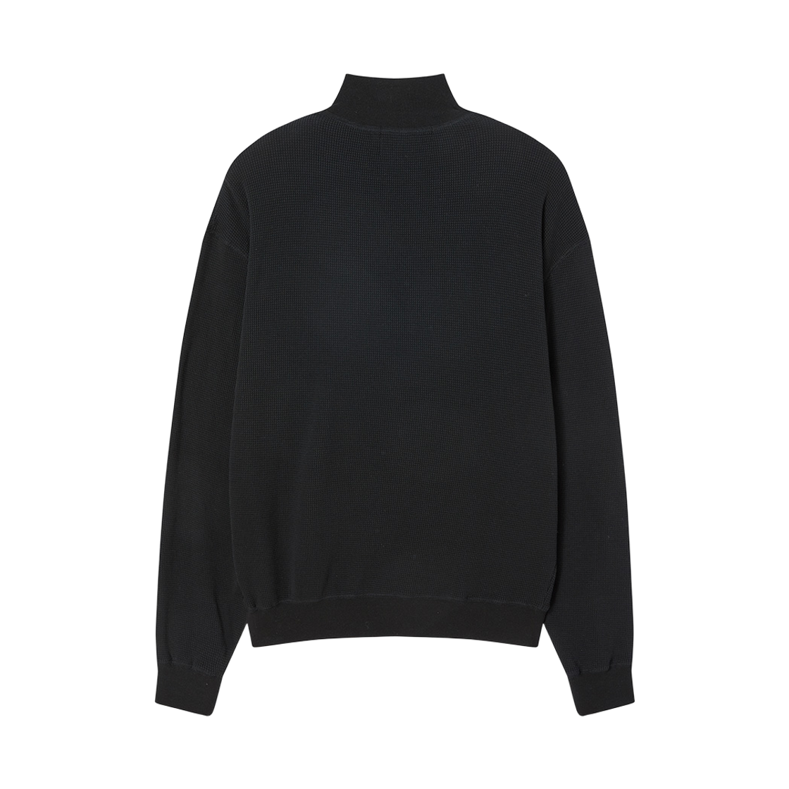 엔 아카이브 피그먼트 워시드 하프넥 티 블랙(N ARCHIVE Pigment-Washed Half-Neck Tee Black) - 2
