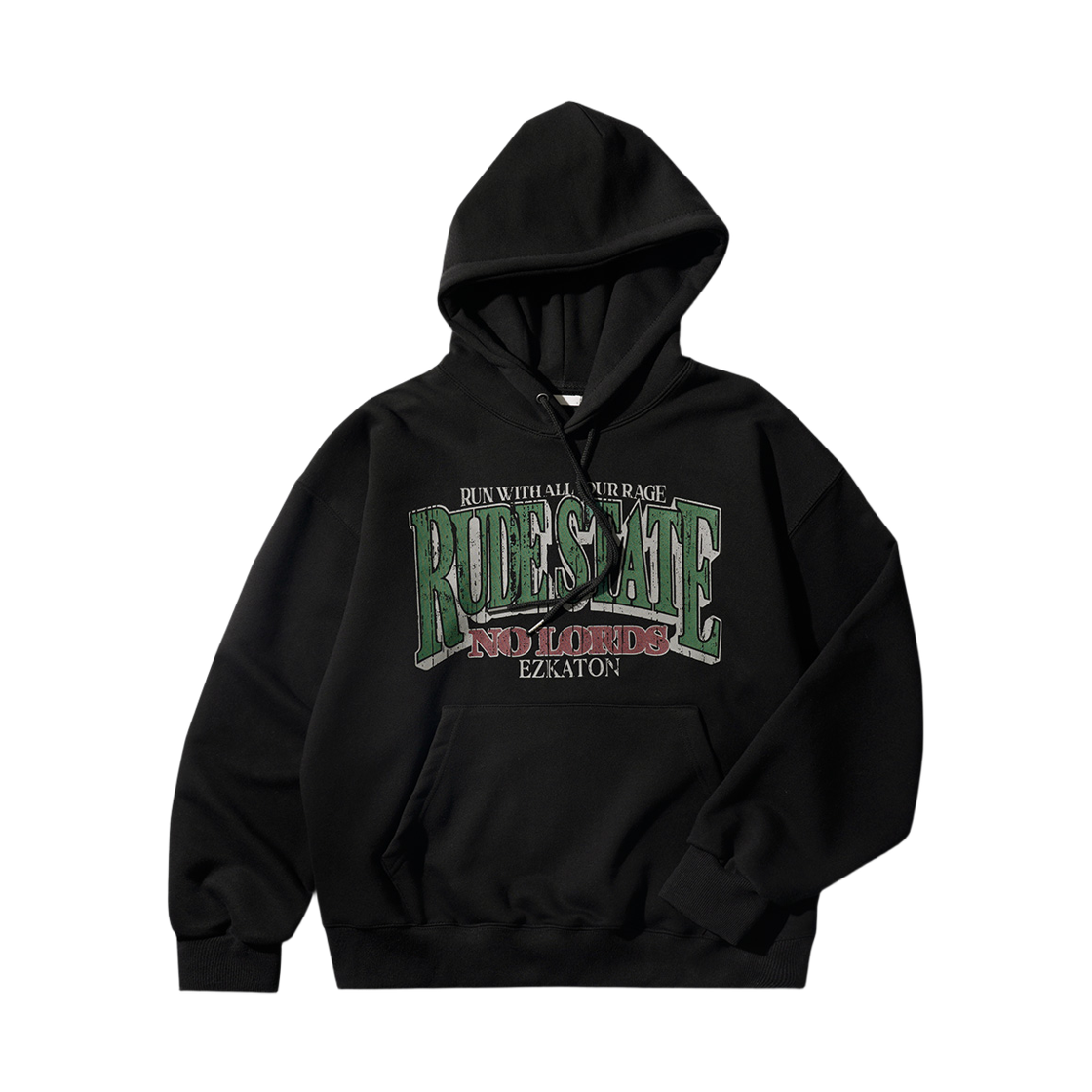 JIHD6914_black_29 EZKATON Run rage Hoodie Black JIHD6914