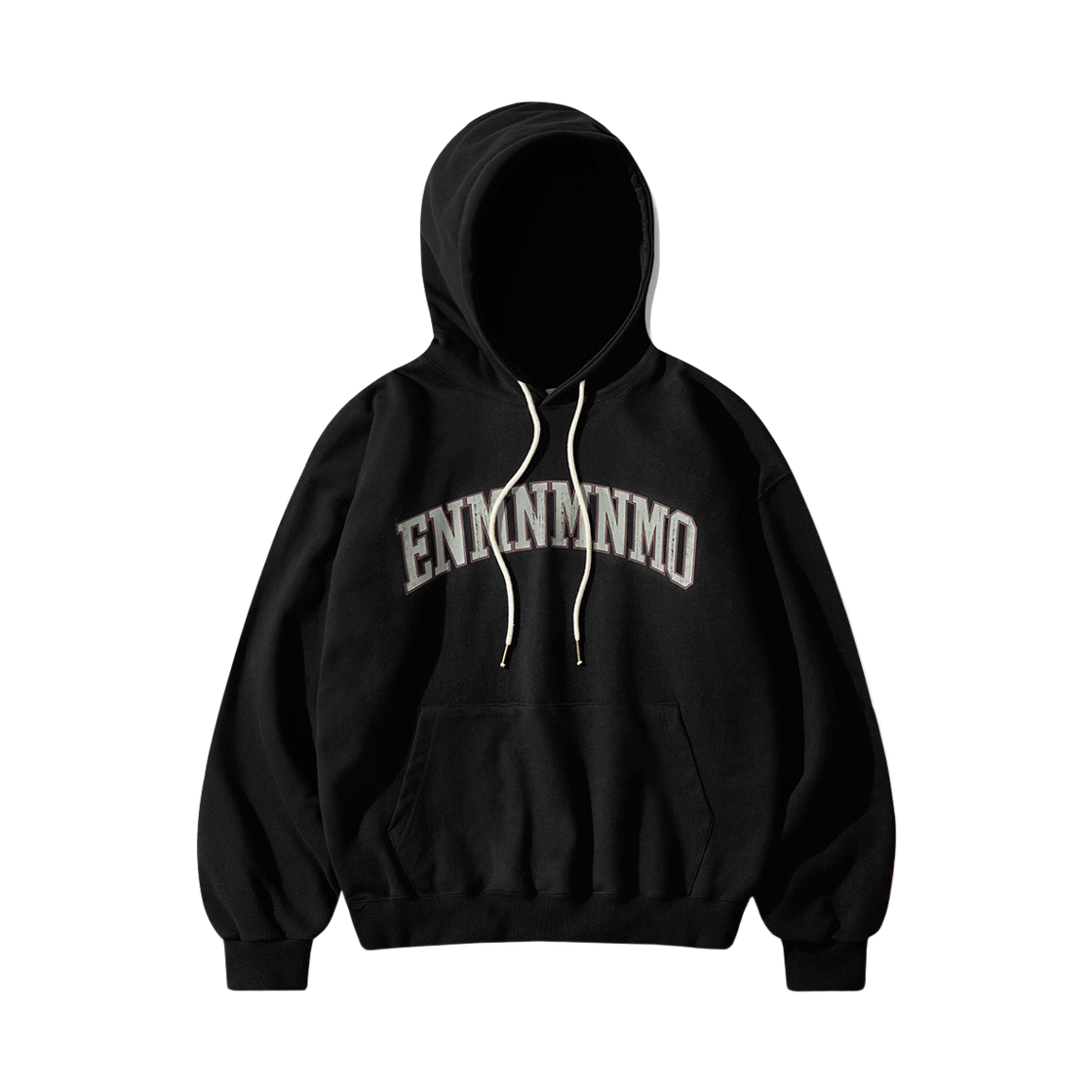 SHHD6835_Black_29 EZKATON Miny Heavy Cotton Hoodie Black SHHD6835
