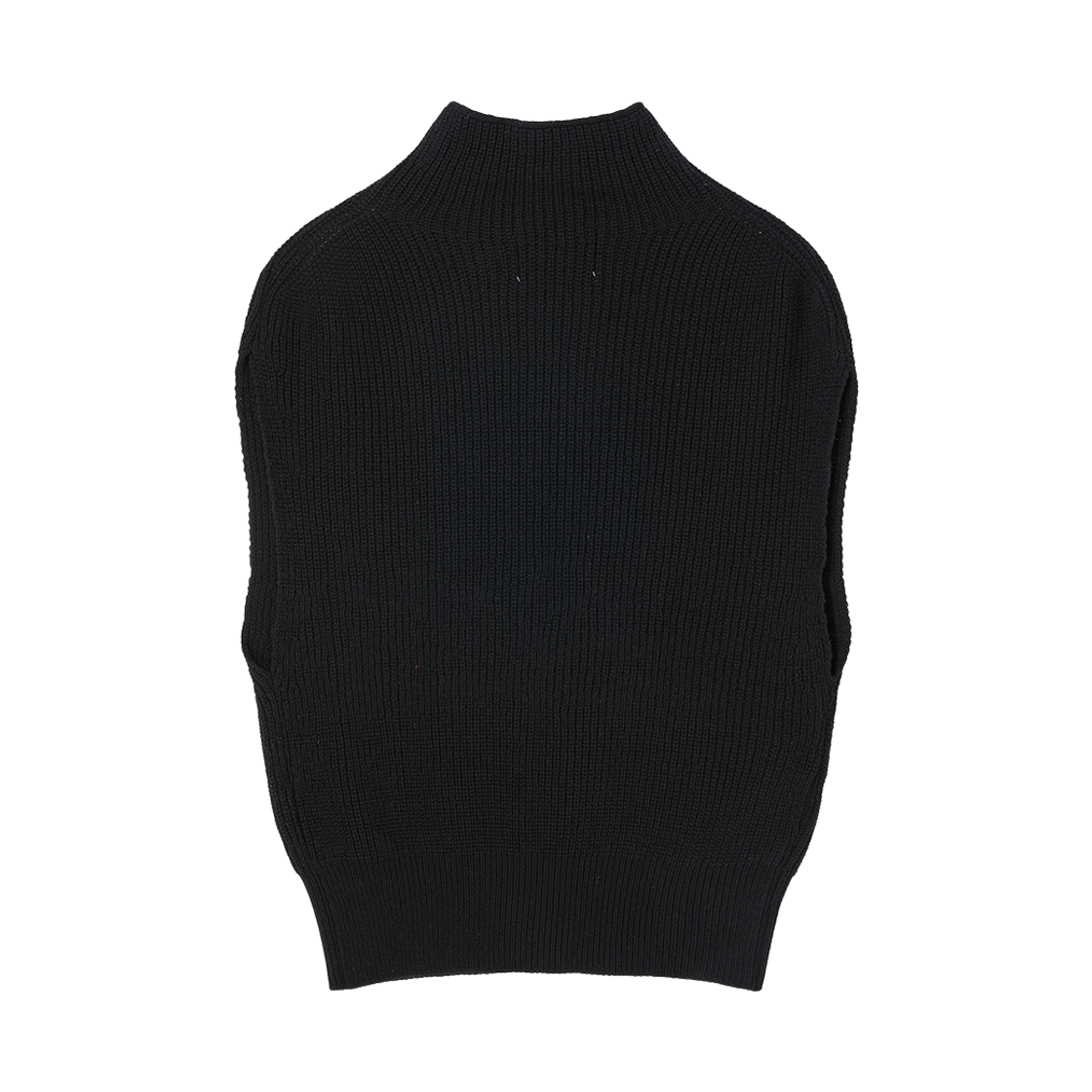 엔 아카이브 스카우트 펜던트 하이넥 니트 베스트 블랙(N ARCHIVE Scout Pendant High-Neck Knit Vest Black) - 2