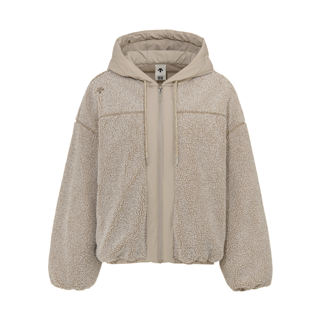 (W) 데상트 퍼 후드 오버핏 패딩 자켓 브라운((W) Descente Fur Hooded Overfit Padded Jacket Brown)
