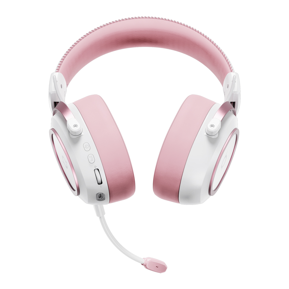 COX CX-5 무선 2.4G 일체형 LED 게이밍 헤드셋 핑크(COX CX-5 2.4G Wireless All-in-One LED Gaming Headphone with Built-in Mic (Pink)) - 6
