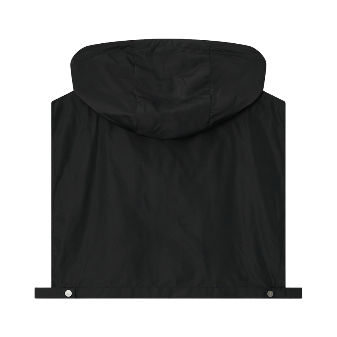 이우트 레이어링 후디드 카라 블랙(EEUT Layering Hooded Collar Black) - 2