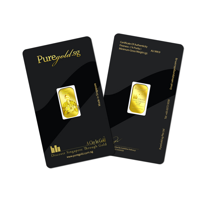 퓨어골드 24K 순금 싱가폴 프리미엄 골드바 2g 한복(puregoldsg Hanbok 2G Gold Bar) - 5