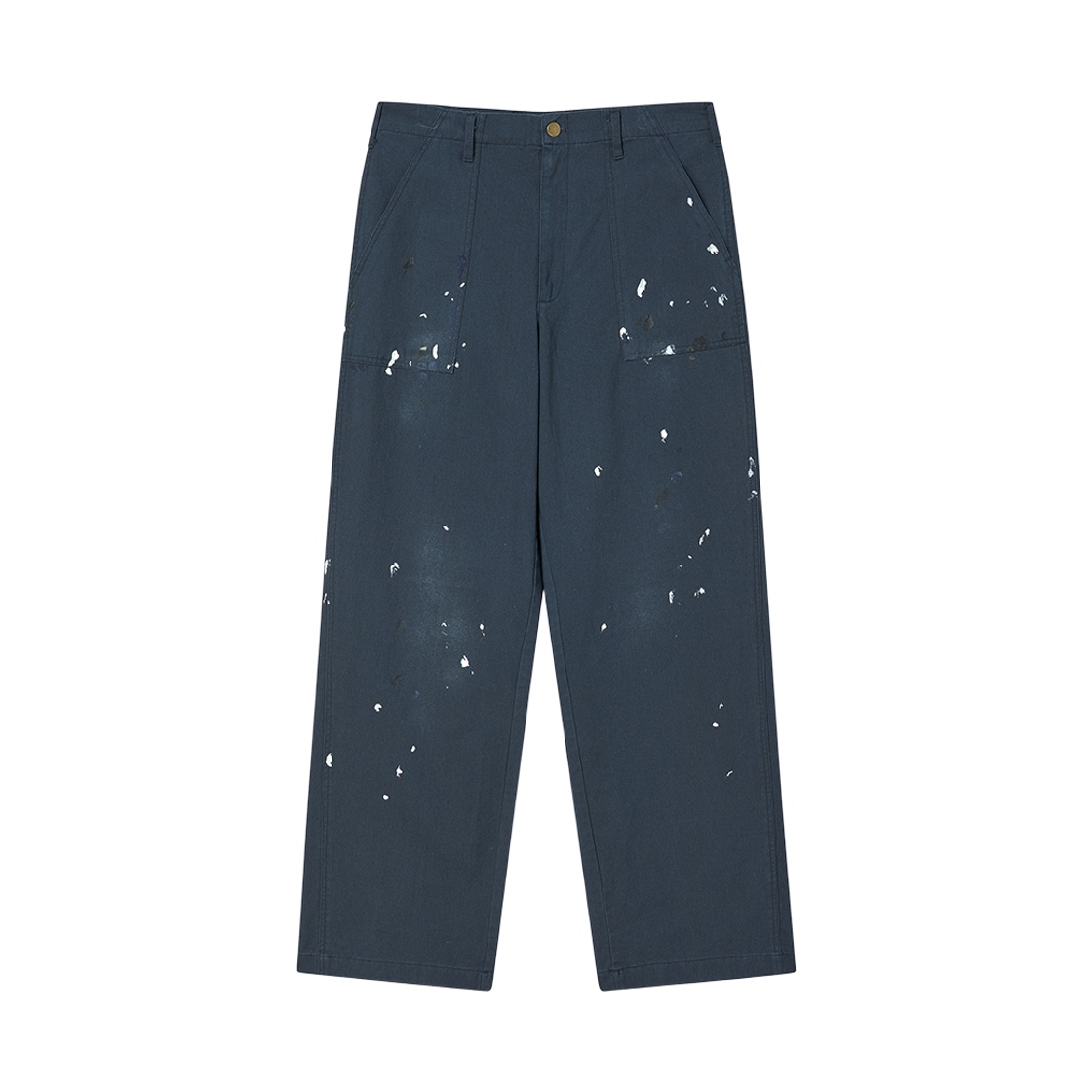 엔 아카이브 핸드 페인티드 워시드 밀리터리 팬츠 네이비(N ARCHIVE Hand-Painted Washed Military Pants Navy)
