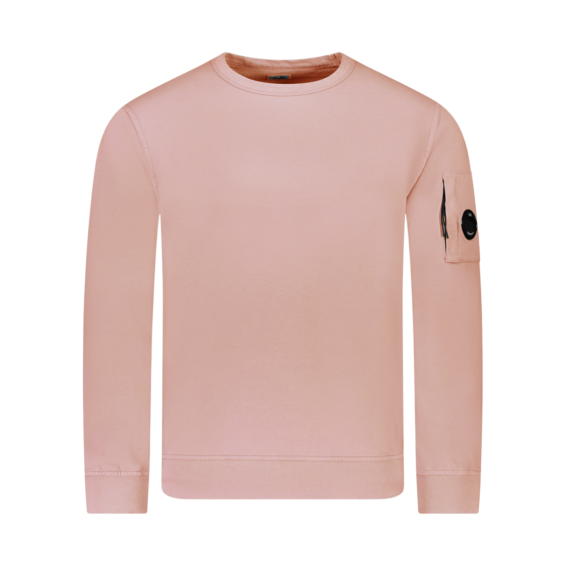 18CMSS019A 002246G 520 [20% 쿠폰] C.P. Company Logo Wappen Sweatshirt Pink - 25SS