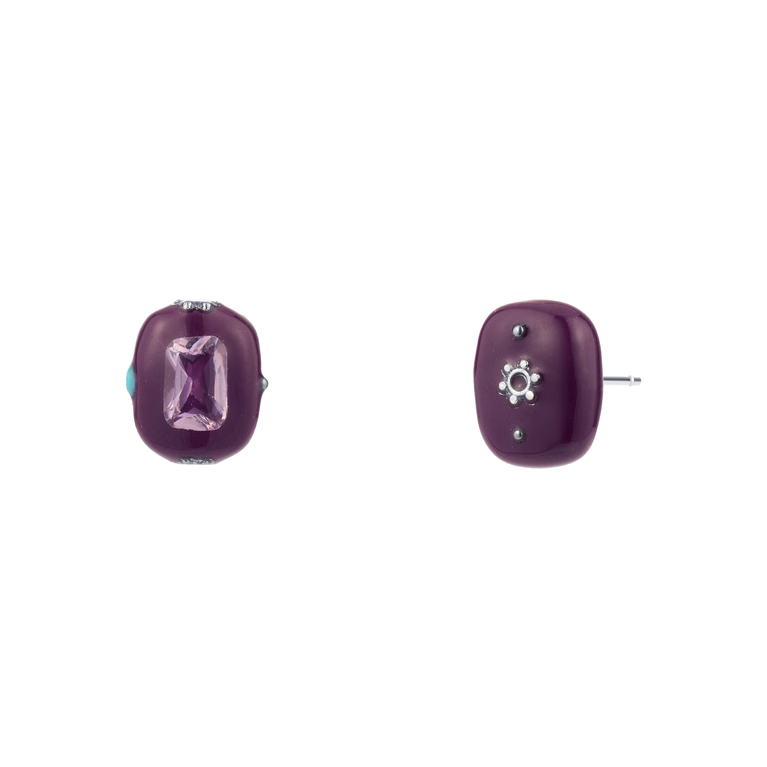 엔프프 이지스 이어링 퍼플(Nff Aegis Earrings Purple)