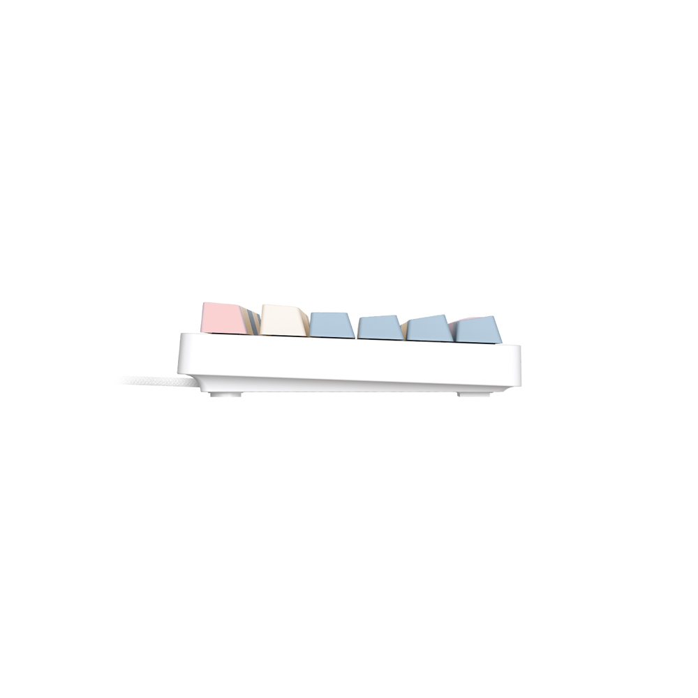 COX CY87K V2 텐키리스 카일광축 게이밍 LED 화이트 적축 (방수)(COX CY87K V2 Tenkeyless Kailh Optical Gaming LED Keyboard, White (Linear Red, Waterproof)) - 6