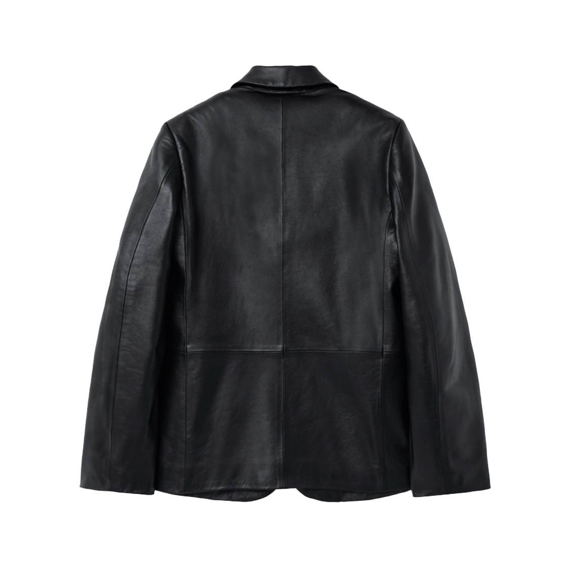 인사일런스우먼 클래식 쓰리버튼 자켓 레더 블랙(INSILENCE WOMEN Classic Three-Button Jacket LEATHER BLACK) - 2