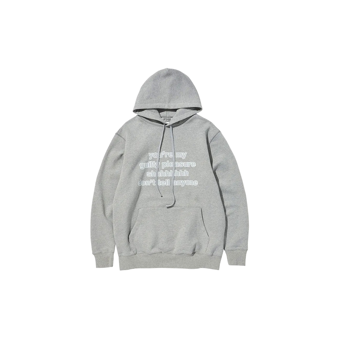 PWTH5HDW534OGY LOTS YOU Dont tell anyone Hoodie Gray