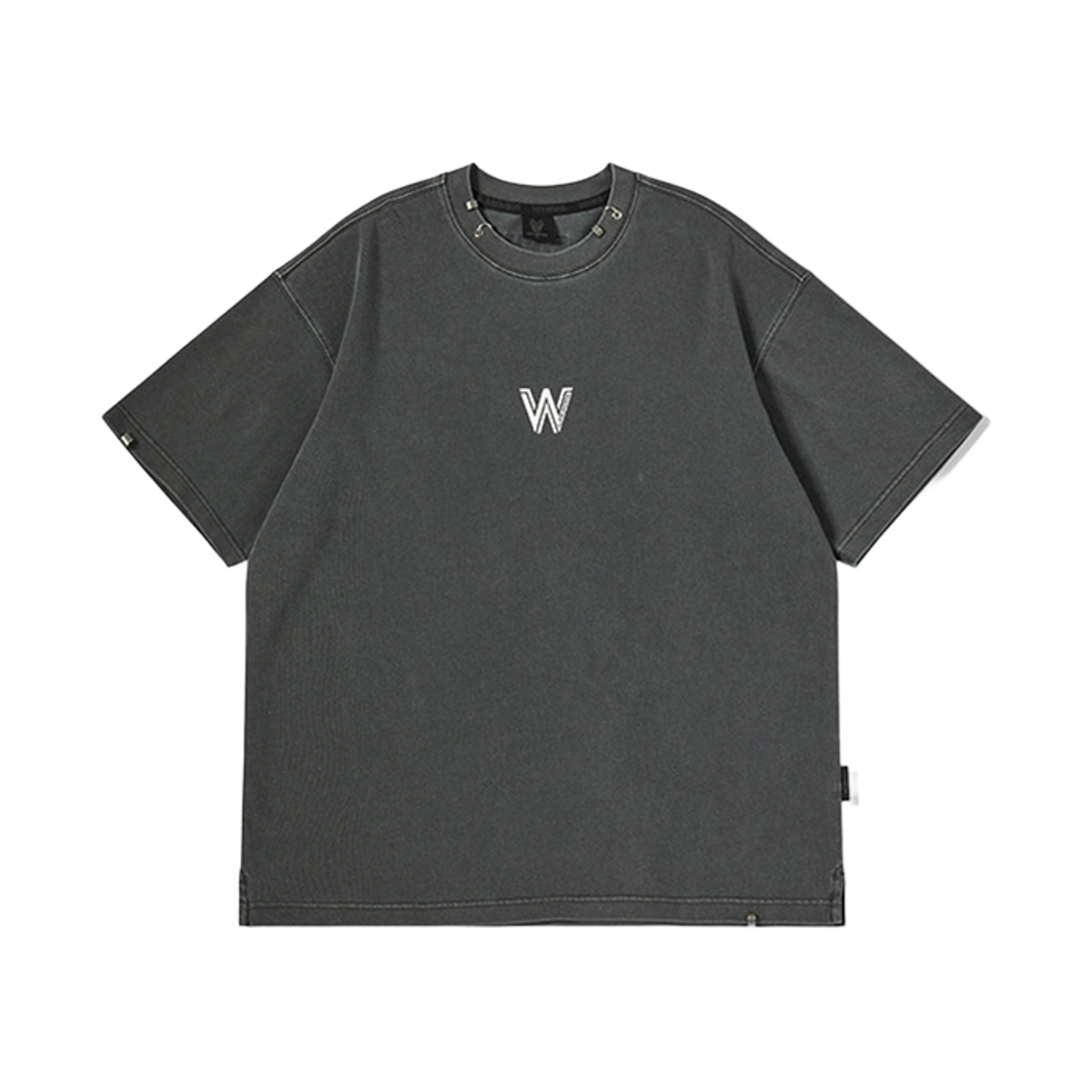 LW252TS415 Lifework Steel Ring Oversized Short Sleeve T-shirt_LW252TS415