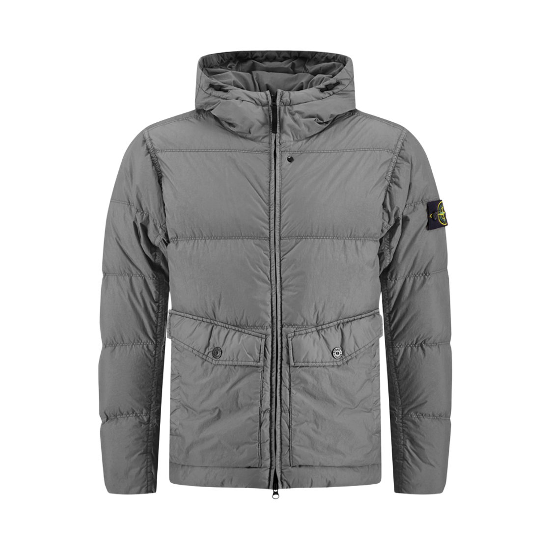 K2S15 4100011 S0A23 V006B [20% 쿠폰] Stone Island Crinkle Reps Hooded Puffer Jacket Grey - 25FW