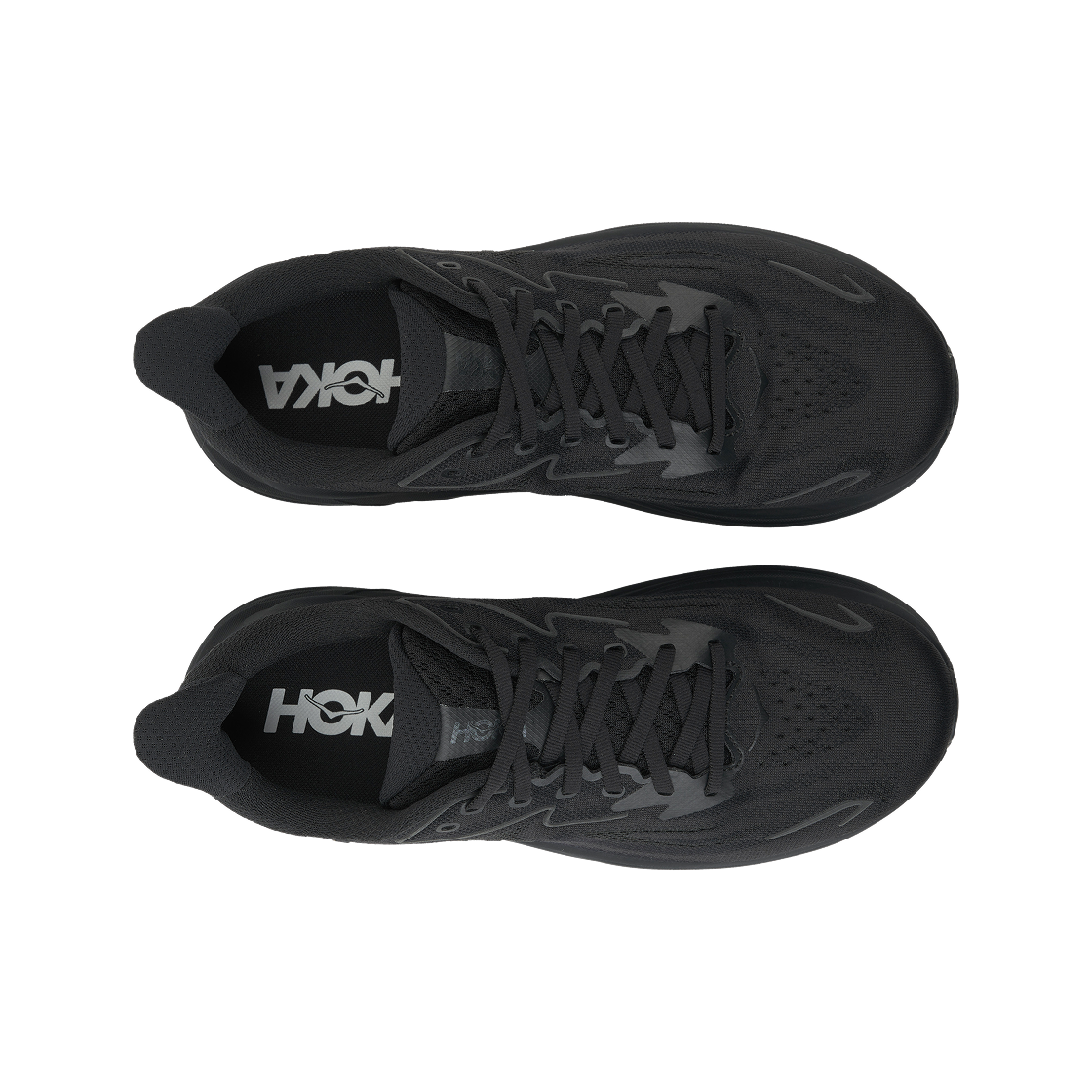 (W) 호카 클리프톤 10 블랙 - 와이드((W) Hoka Clifton 10 Black - Wide) - 5
