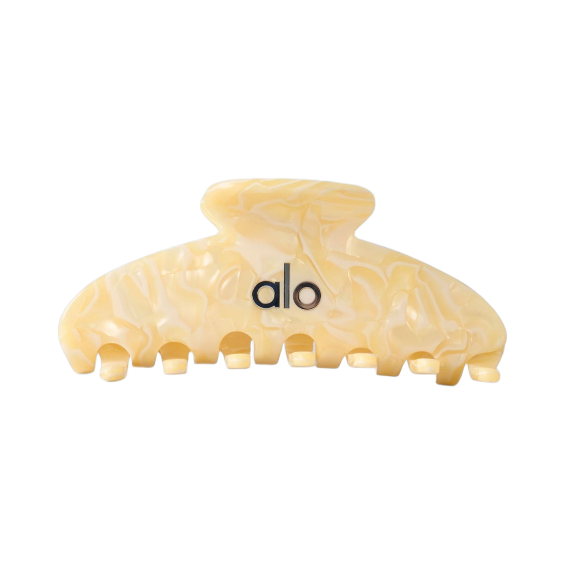 A0286W (W) Alo Yoga 90's Claw Clip Warm Butter Pearl