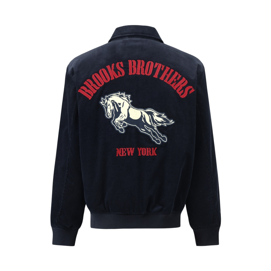 브룩스브라더스 코듀로이 바시티 점퍼 네이비(BrooksBrothers Corduroy Varsity Jacket Navy) - 2