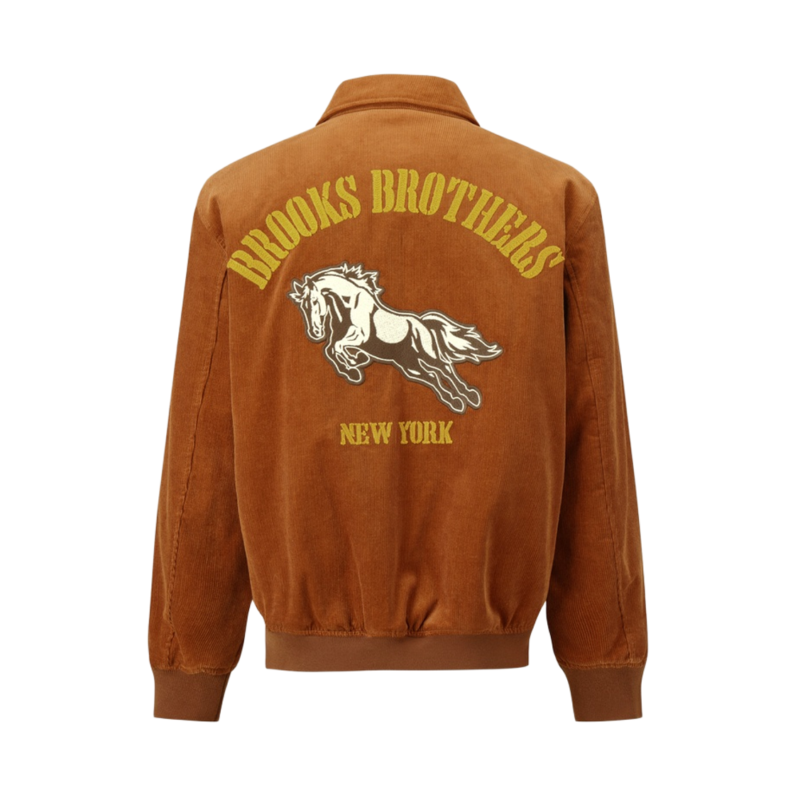 브룩스브라더스 코듀로이 바시티 점퍼 오렌지(BrooksBrothers Corduroy Varsity Jacket Orange) - 2