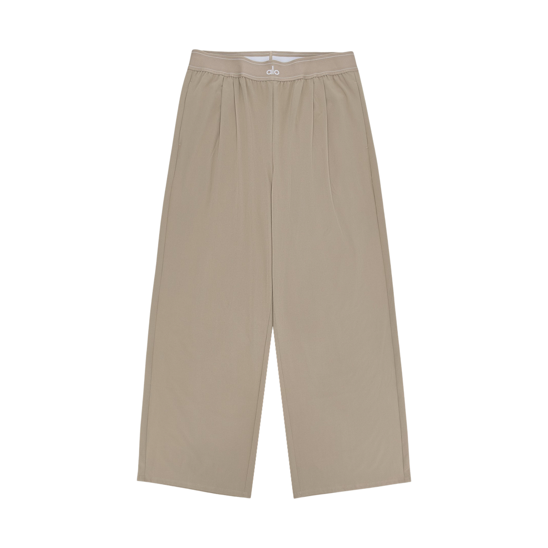 W51432R (W) Alo Yoga Regular Suit Up Trousers Gravel