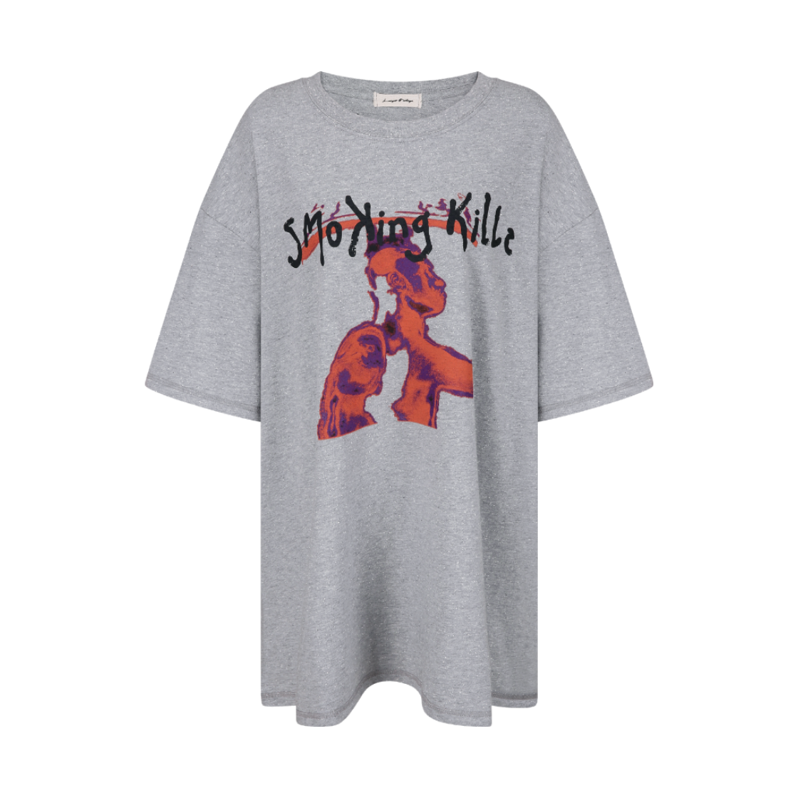 MF26TS072 [KREAM 단독] Langer Smoking Graphic T-shirt Gray
