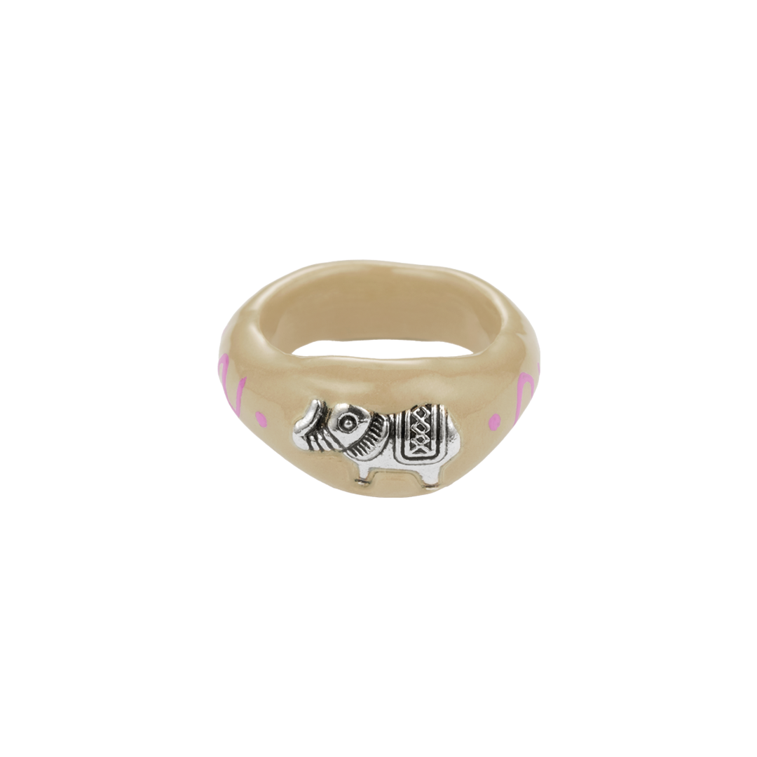 26FWJRGMAMBEFF Nff Mammoth Ring Beige
