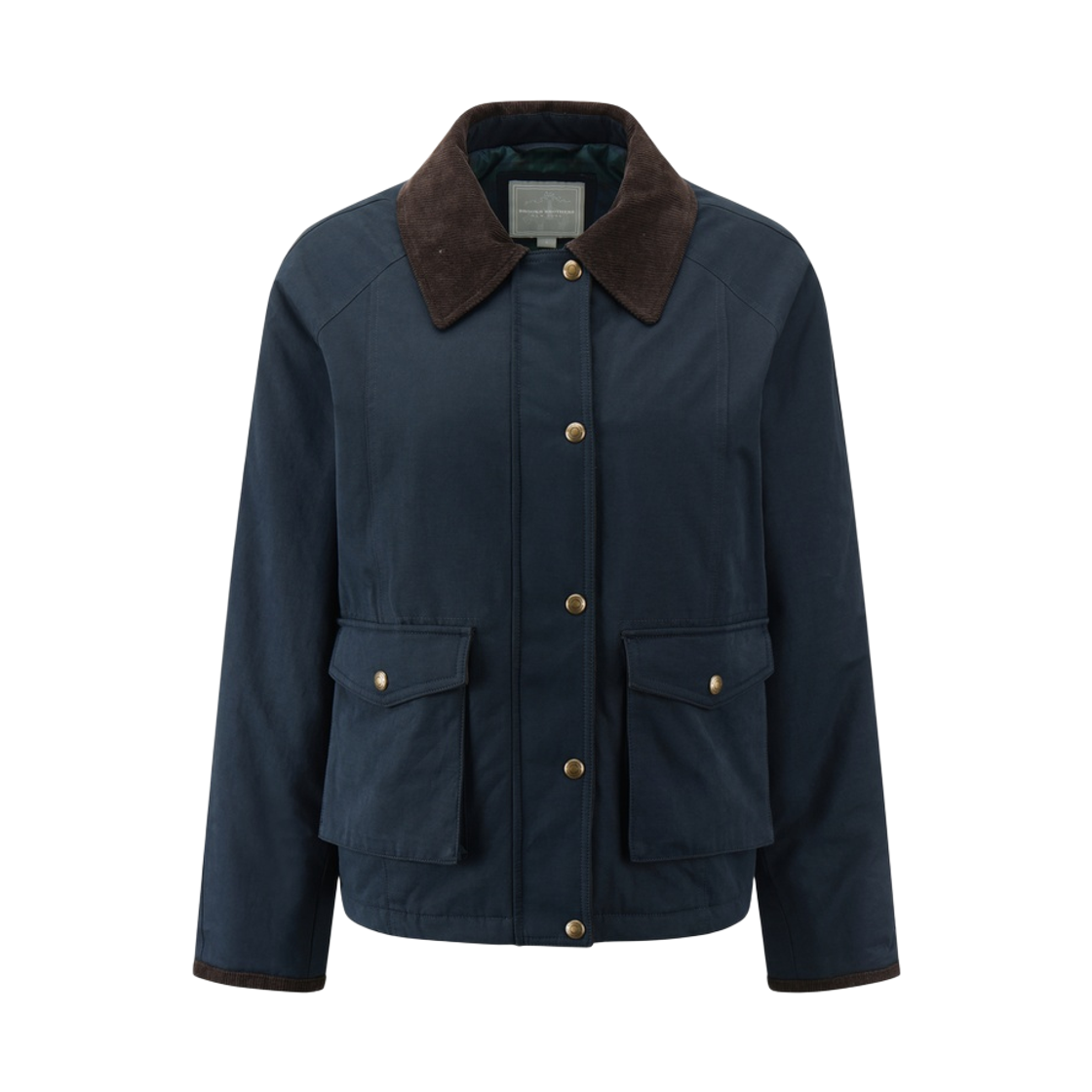 BBOPWBG406-DNA BrooksBrothers Women's Hunting Field Jacket Dark Navy