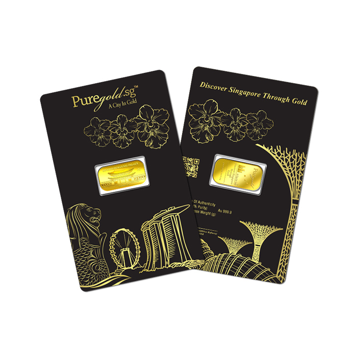 퓨어골드 24K 순금 싱가폴 프리미엄 골드바 2g 경북궁(puregoldsg Gyeongbukgung 2G Gold Bar) - 4
