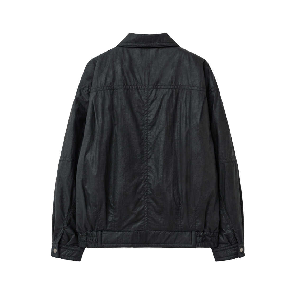 인사일런스우먼 빈티지 친츠 블루종 블랙(INSILENCE WOMEN Vintage Chintz Blouson BLACK) - 2