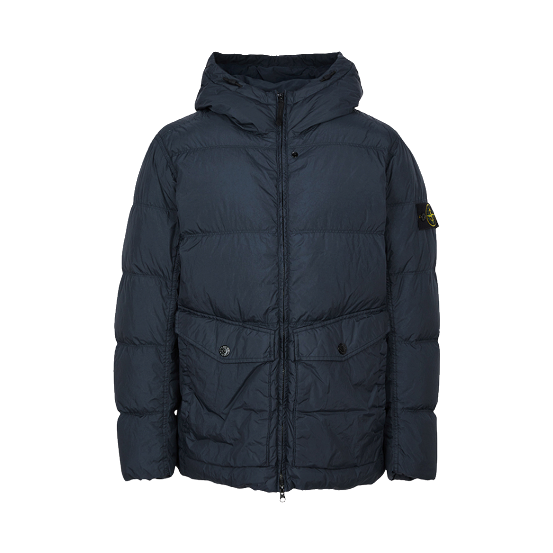 K2S15 4100011 S0A23 V0020 [20% 쿠폰] Stone Island Crinkle Reps Hooded Puffer Jacket Navy - 25FW