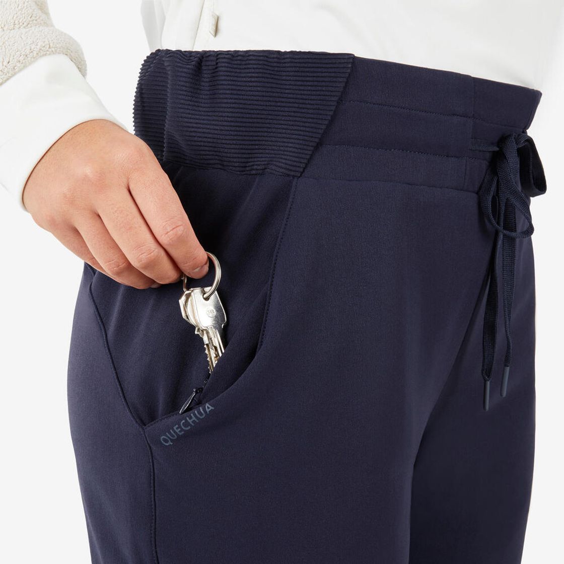 데카트론 여성 방한발수 하이킹 바지 웜 NH500 아스팔트 블루(Decathlon Women's Water-Repellent Warm Hiking Pants NH500 Asphalt Blue) - 6