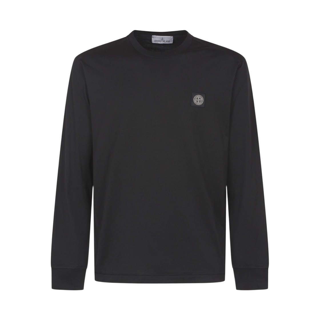 L1S15 2100031 S0013 V0029 [20% 쿠폰] Stone Island Logo Long Sleeve T-Shirt Black - 26SS