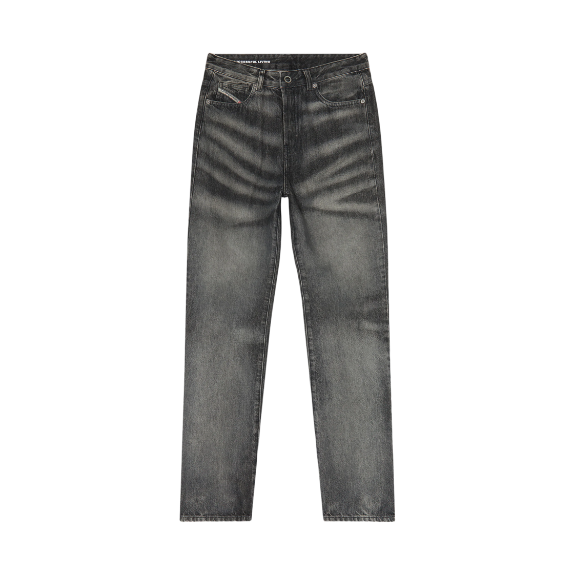 A2609409R33-02 (W) Diesel Regular Jeans Regular Waist D-Heel Black Dark Grey