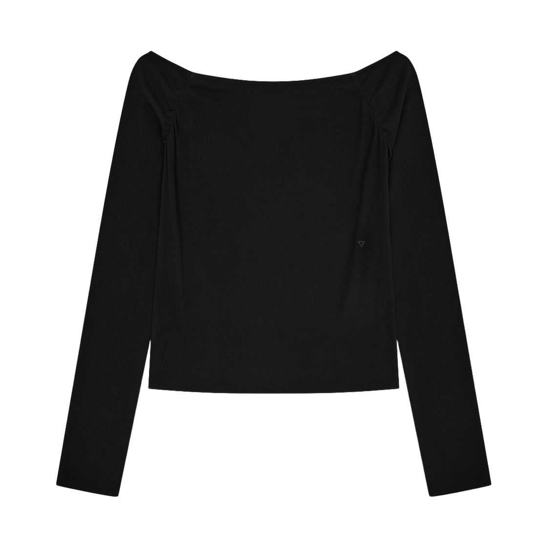 베리시 이즈핏 오프숄더 롱슬리브 티셔츠 블랙(Verish EASE FIT Off Shoulder Long Sleeve T-Shirt Black)