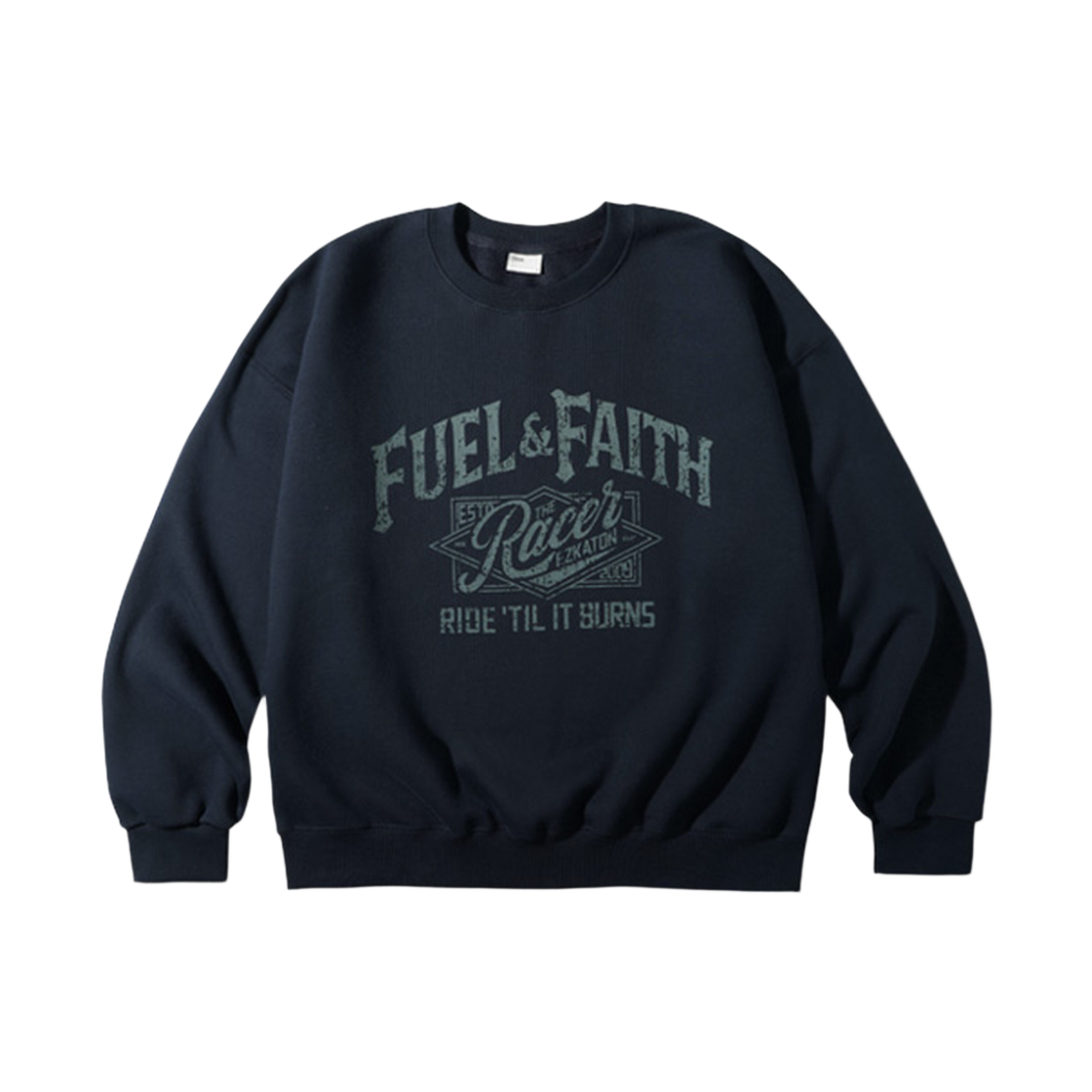SMMT6904_navy_29 EZKATON Racer Sweatshirts Navy SMMT6904