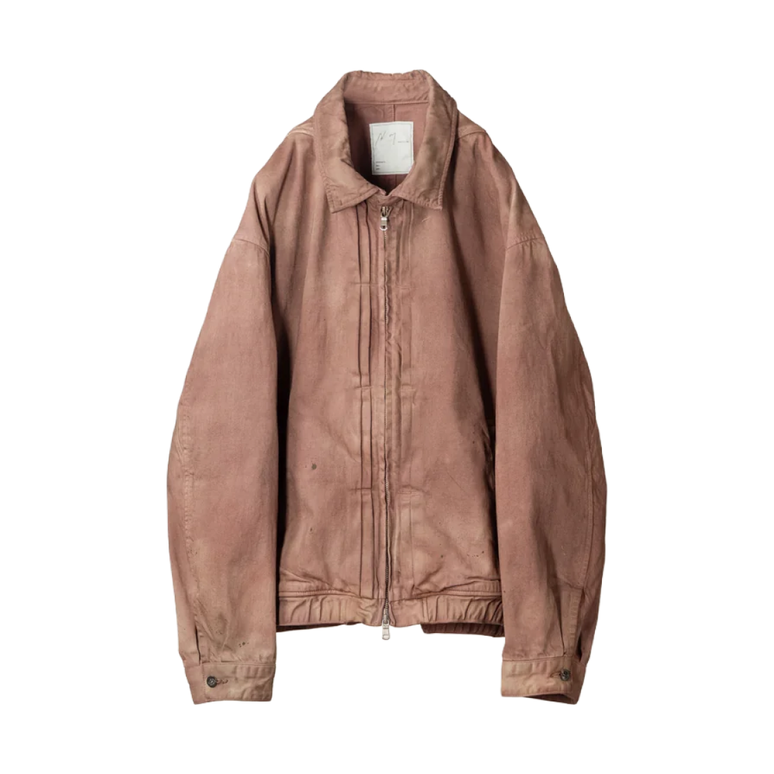 안셀름 에이징 데님 턱 자켓 마룬(Ancellm Aging Denim Tuck Jacket Marron)