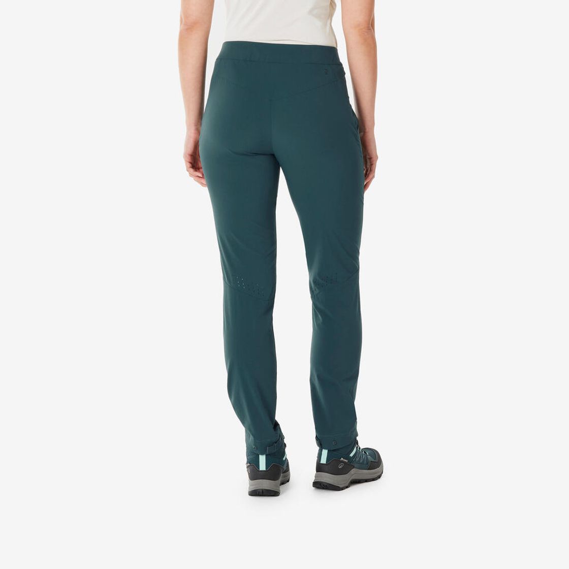 데카트론 여성 등산 바지 스트레치 MH500 어비스 그린(Decathlon Women's Stretch Hiking Pants MH500 Abyss Green) - 4