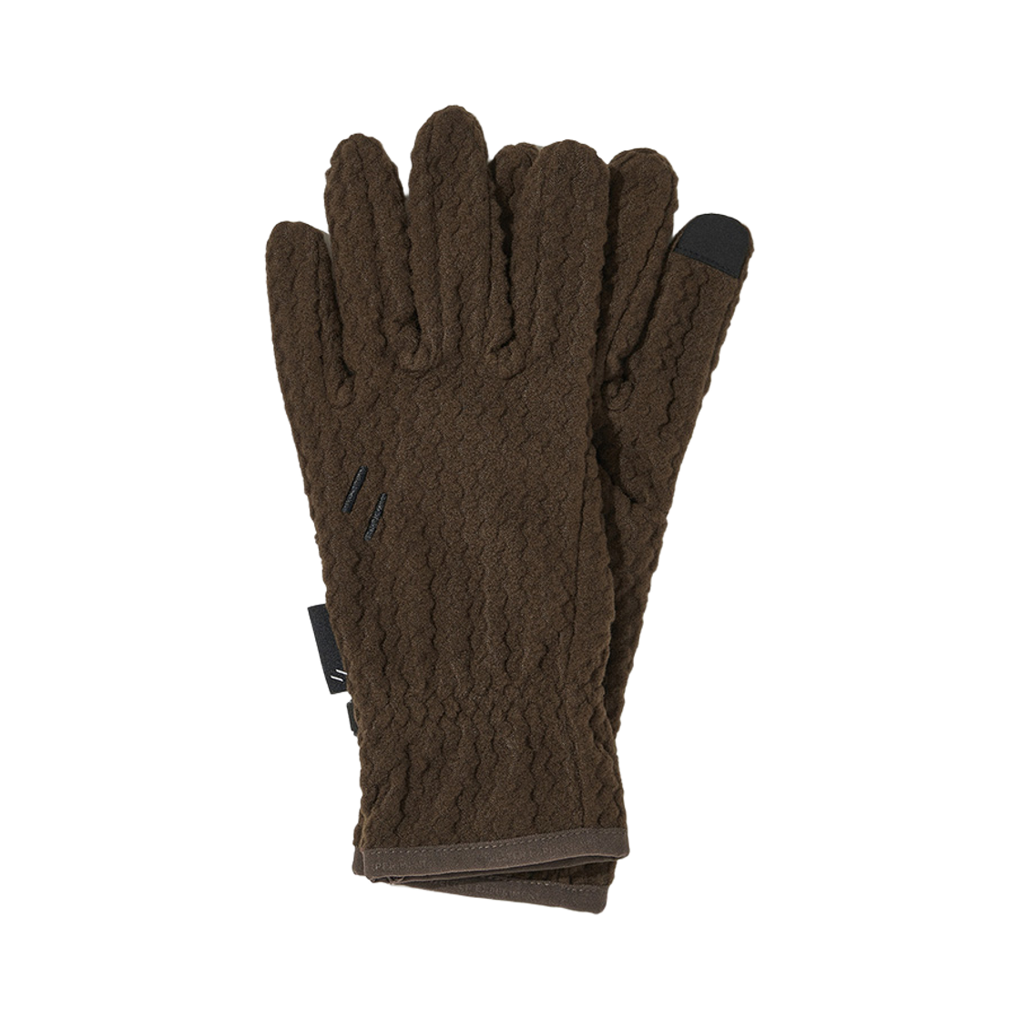 WBFWAA010DW WELTER EXPERIMENT Calora Fleece Gloves Dark Brown