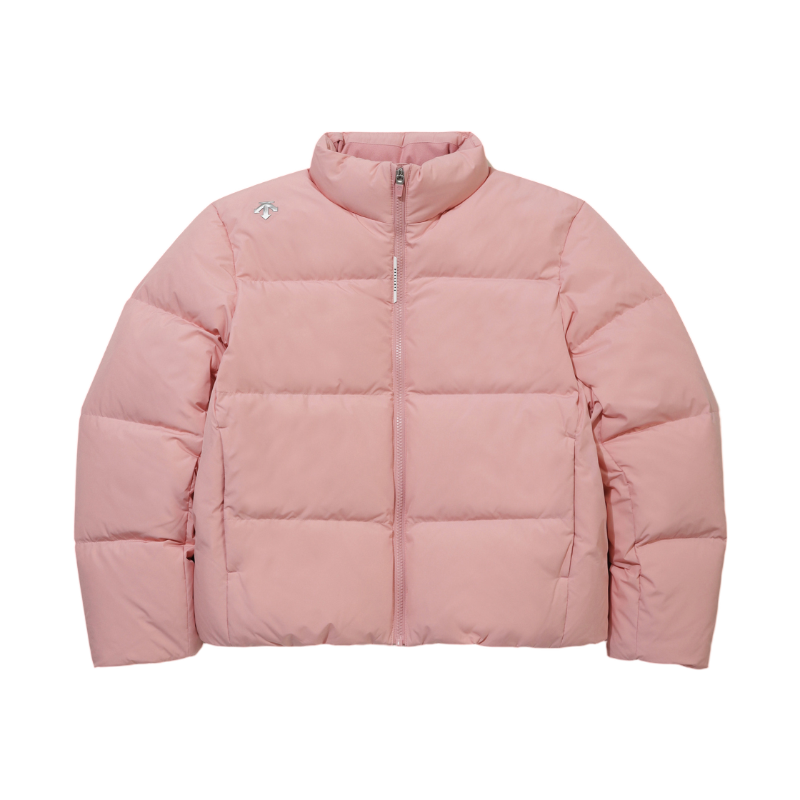 데상트 에센셜 숏 푸퍼 컴포트핏 다운 자켓 핑크(Descente Essential Short Puffer Comfort Fit Down Jacket Pink)