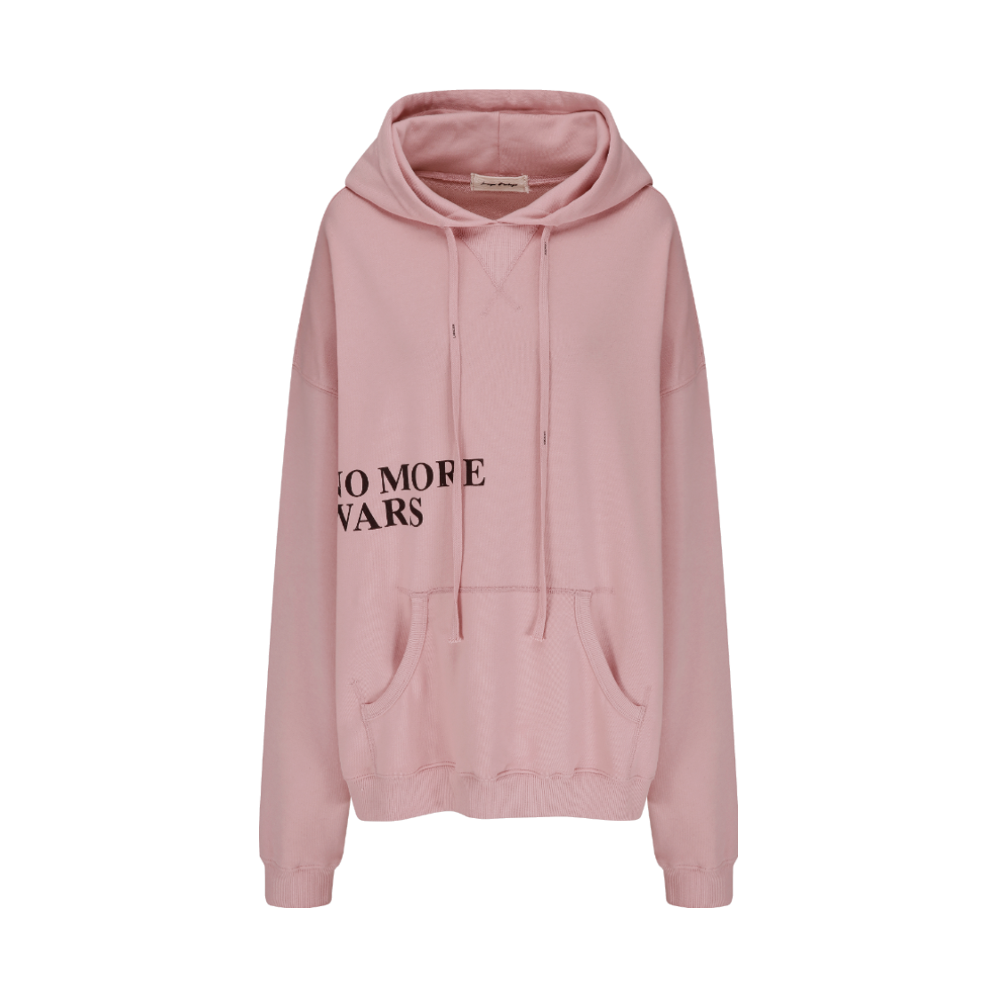 MF26TS091 Langer No War Graphic Hoodie Pink