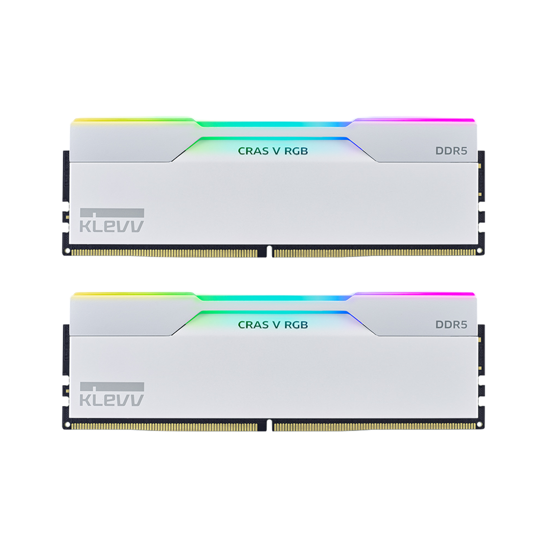 KD5AGUA80-60A300J ESSENCORE KLEVV DDR5-6000 CL30 CRAS V RGB White Kit Seorin 32GB (16GBx2)