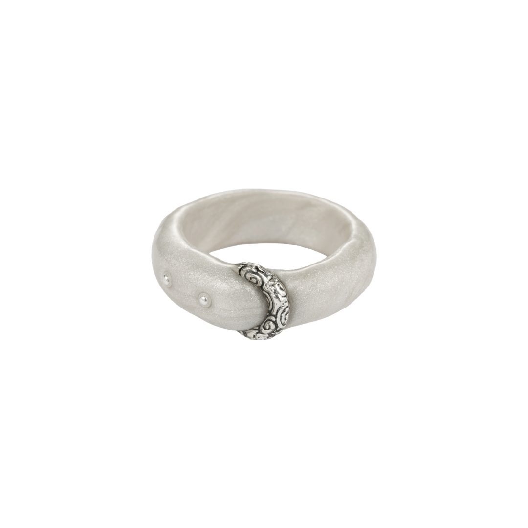 26FWJRGBOHWHFF Nff Boho Belt Ring White