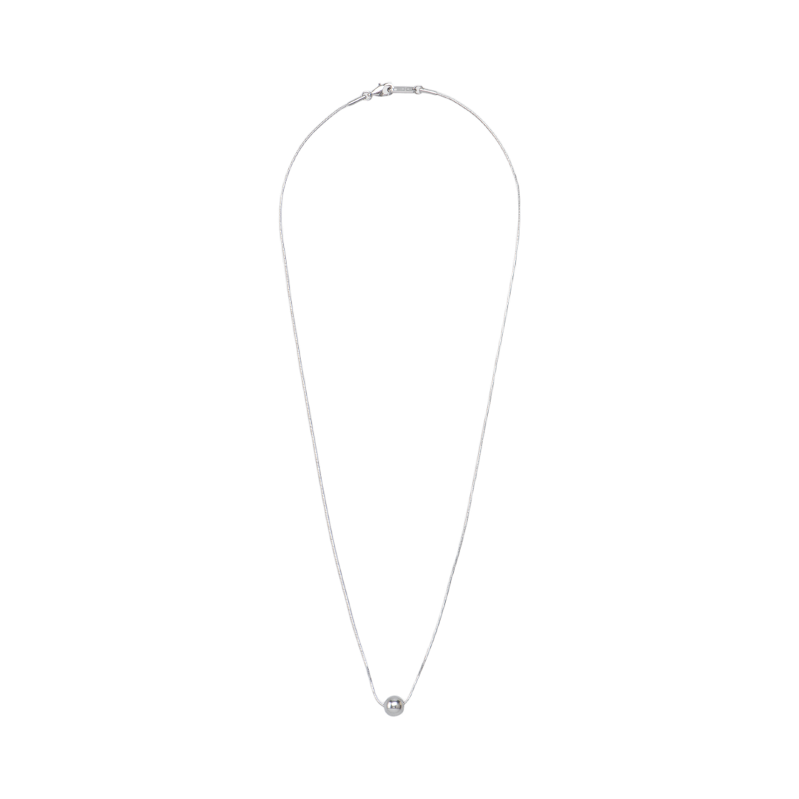 RioAN110 Riomeu Round Ball Snake Chain Necklace 1.2mm