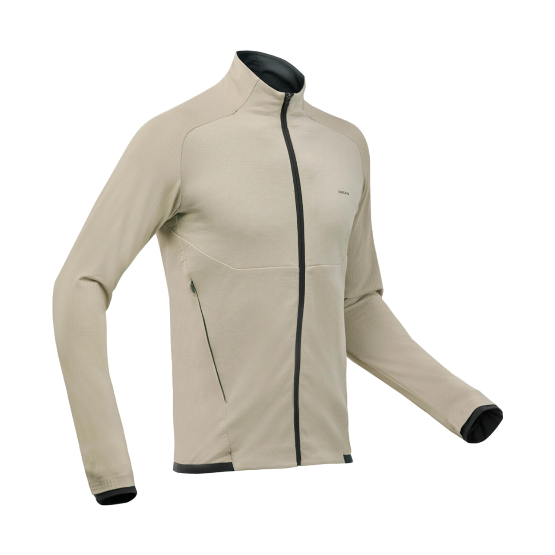 데카트론 남성 경량 등산 플리스 재킷 MH500 애쉬 베이지(Decathlon Men's Lightweight Hiking Fleece Jacket MH500 Ash Beige)