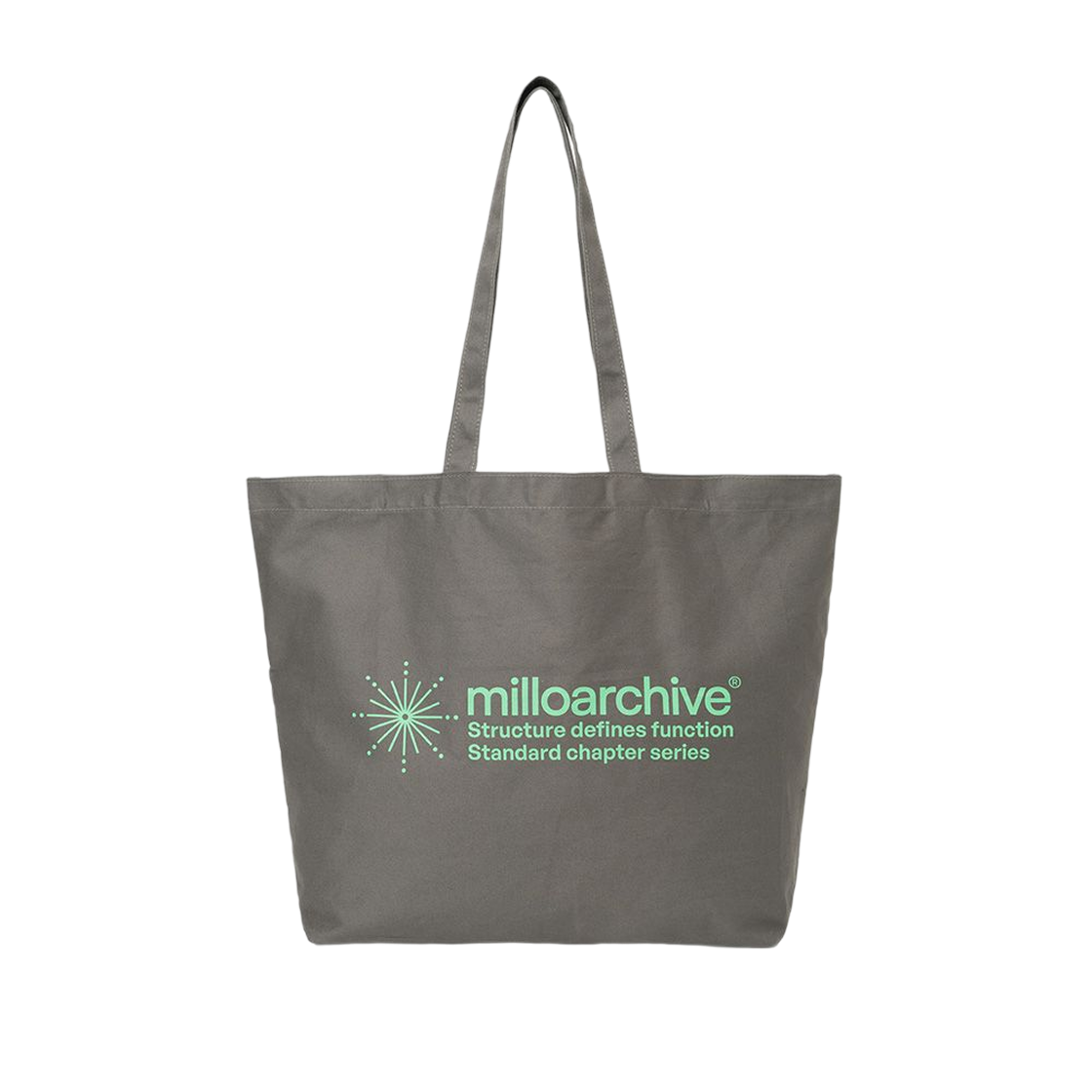 밀로 아카이브 크레센도 토트백 차콜(milloarchive Crescendo Tote Bag Charcoal)