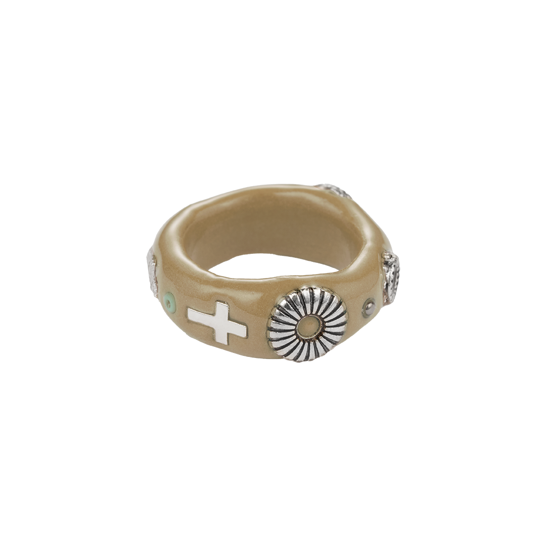 26FWJRGORALTFF Nff Oracle Ring Latte