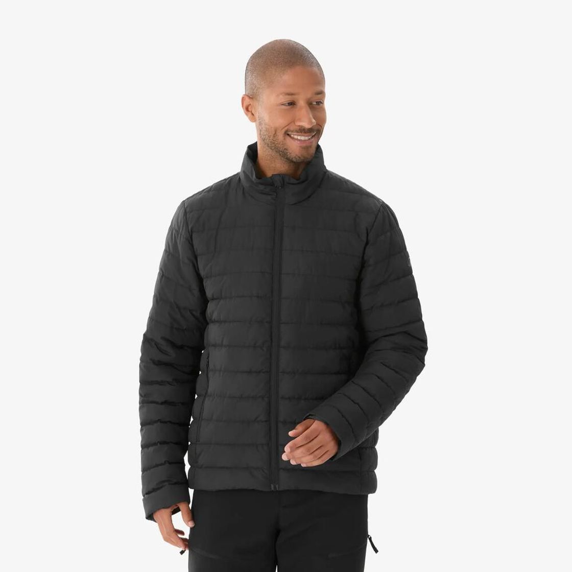 데카트론 남성 하이킹 경량패딩 자켓 MH100 스모크 블랙(Decathlon Men's Lightweight Padded Hiking Jacket MH100 Smoke Black) - 6