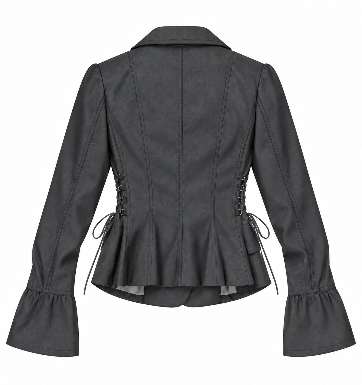 던다운 벌룬 코르셋 자켓 - 차콜(DAWNDOWN Balloon Corset Jacket Charcoal) - 2