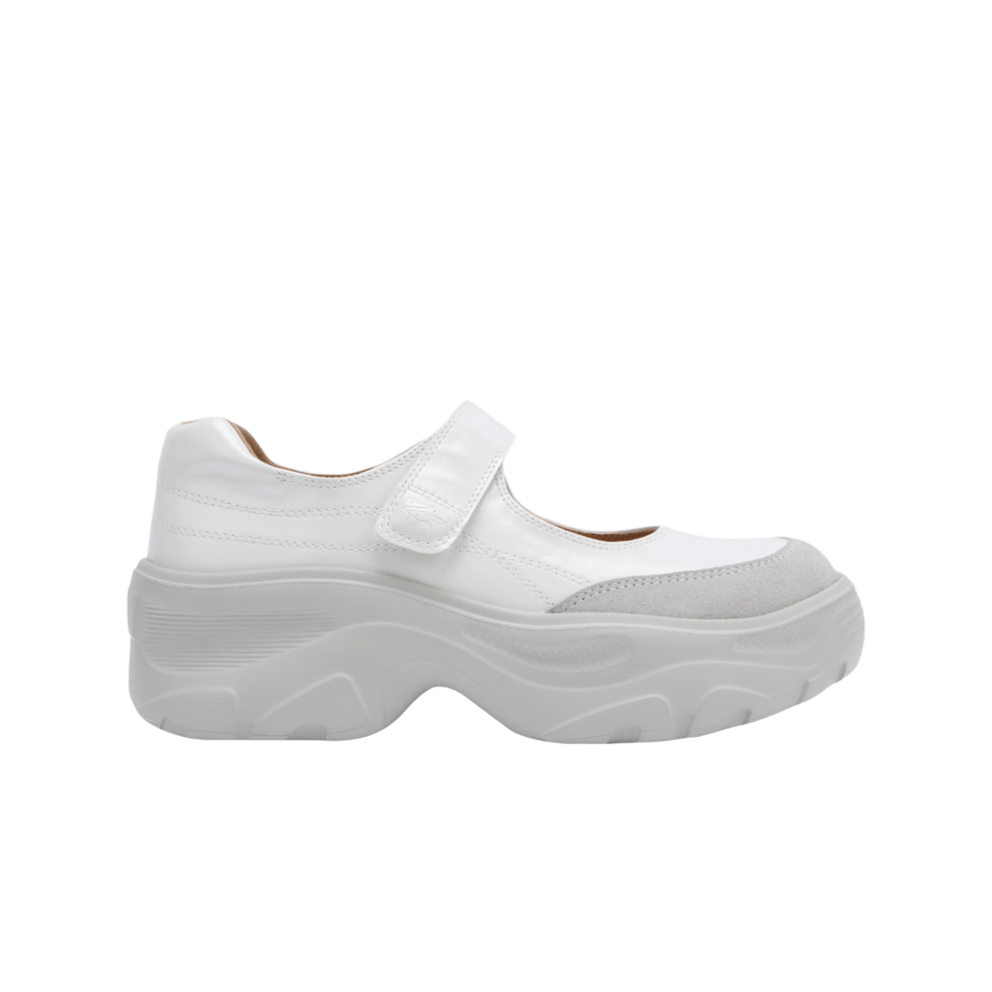 세인트새틴 업솔 프롬 플랫폼 소가죽 메리제인 아이보리(SAINT SATIN UPSOLE Ivory)