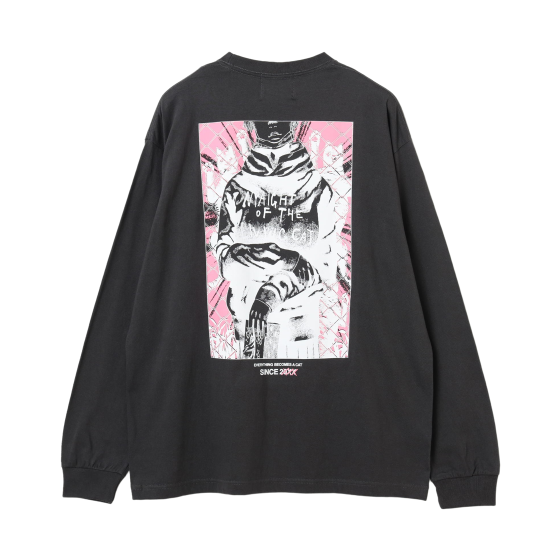59-14-0002-154 Mangart Beams x Night of The Living Cat Long Sleeve T-Shirt Sumi
